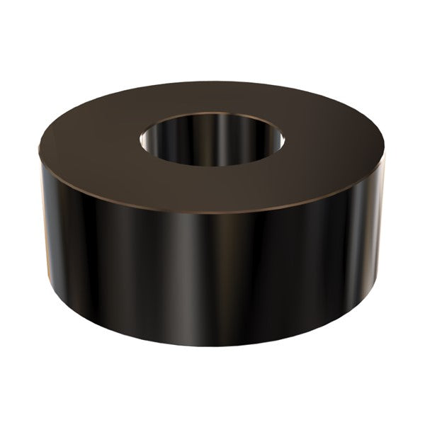 Black Aluminum Spacer 5/8" OD X 1/4" ID