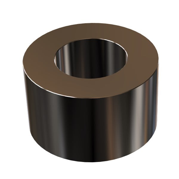 Black Aluminum Spacer 3/4" OD X 3/8" ID