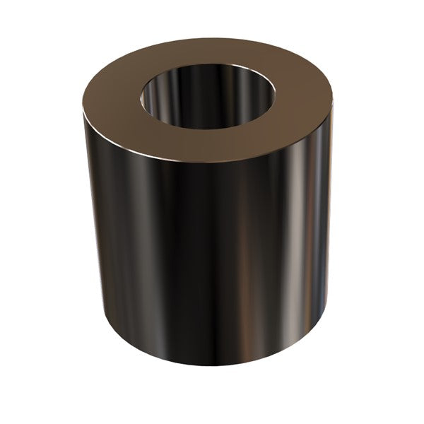 Black Aluminum Spacer 3/4" OD X 3/8" ID