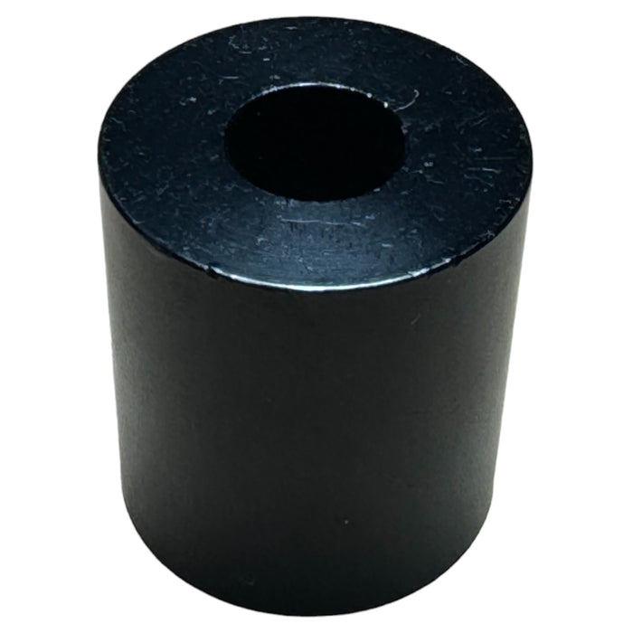 Black Aluminum Spacer 1" OD X 3/8" ID - Metal Spacers Online