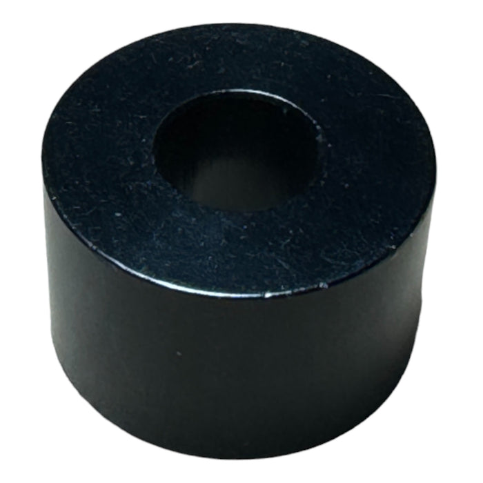 Black Aluminum Spacer 1" OD X 3/8" ID - Metal Spacers Online