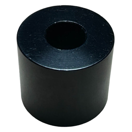 Black Aluminum Spacer 1" OD X 3/8" ID - Metal Spacers Online