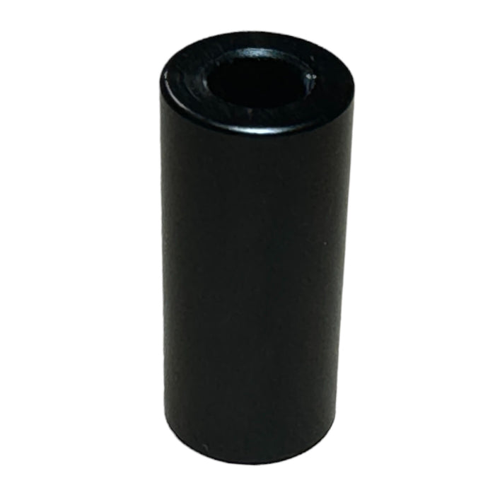 Black Aluminum Spacer 1/2" OD X 1/4" ID - Metal Spacers Online