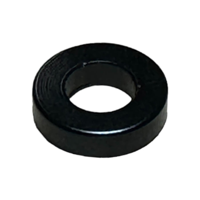 Black Aluminum Spacer 1/2" OD X 1/4" ID - Metal Spacers Online