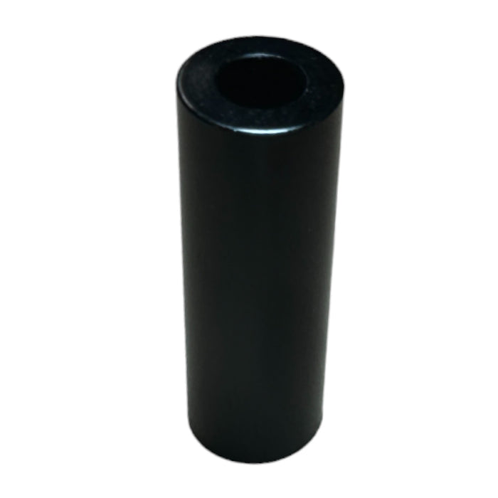 Black Aluminum Spacer 1/2" OD X 1/4" ID - Metal Spacers Online