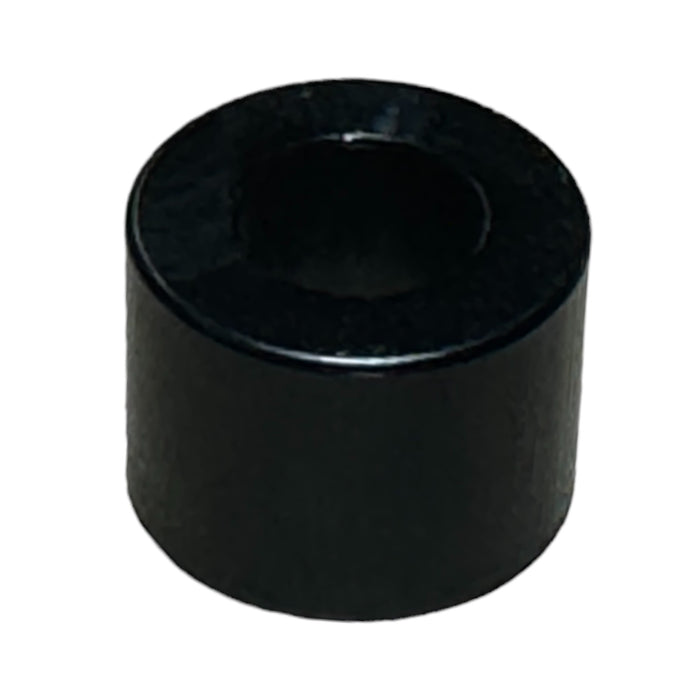 Black Aluminum Spacer 1/2" OD X 1/4" ID - Metal Spacers Online