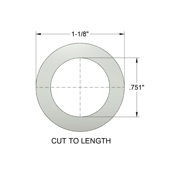 Cut To Length Aluminum Spacers