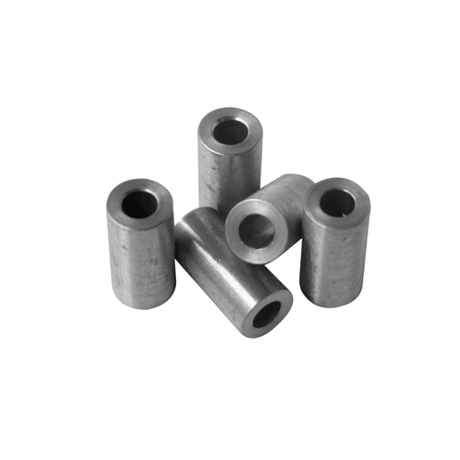 Mild Steel Spacer 1/2" OD X 1/4" ID - Metal Spacers Online