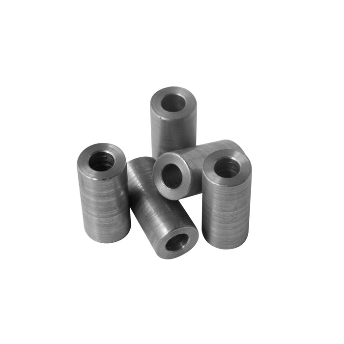 Mild Steel Spacer 1/2" OD X 1/4" ID - Metal Spacers Online