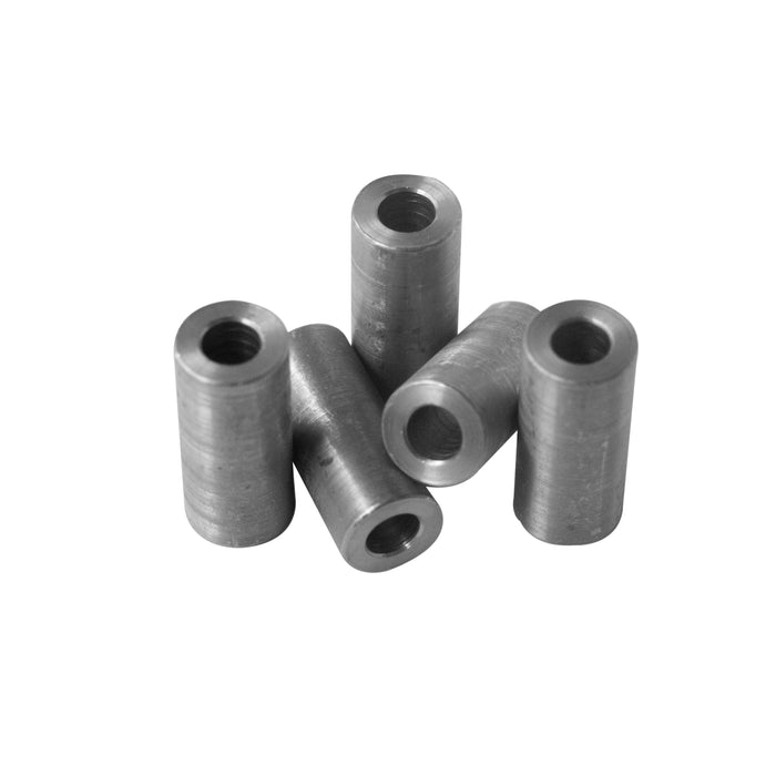 Mild Steel Spacer 1/2" OD X 1/4" ID - Metal Spacers Online