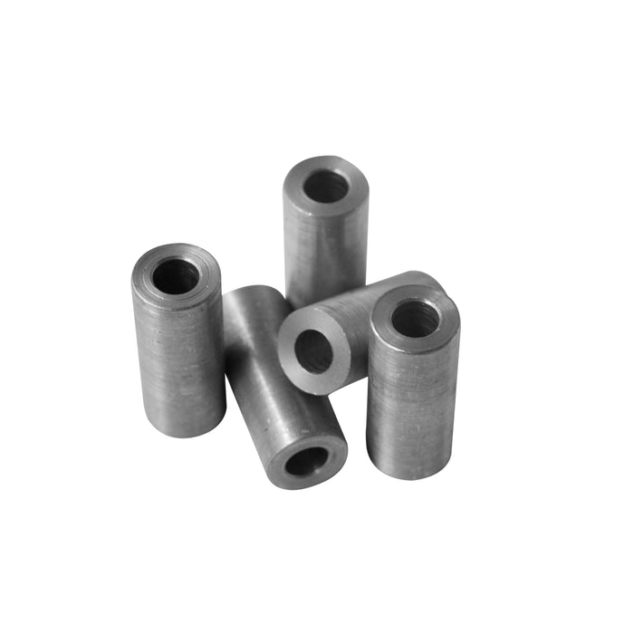 Mild Steel Spacer 1/2" OD X 1/4" ID - Metal Spacers Online