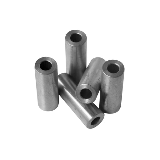 Mild Steel Spacer 1/2" OD X 1/4" ID - Metal Spacers Online