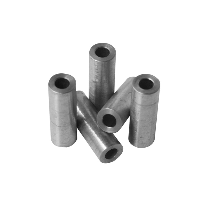 Mild Steel Spacer 1/2" OD X 1/4" ID - Metal Spacers Online