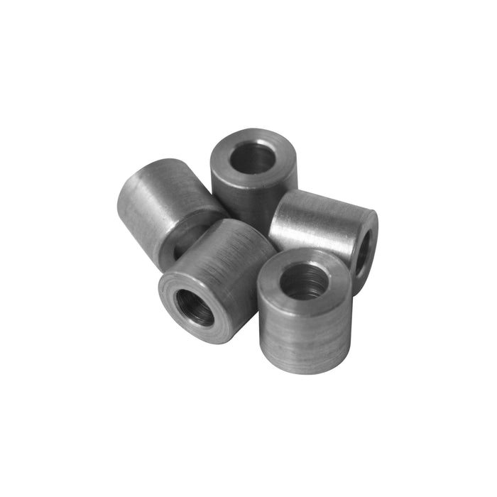 Mild Steel Spacer 1/2" OD X 1/4" ID - Metal Spacers Online