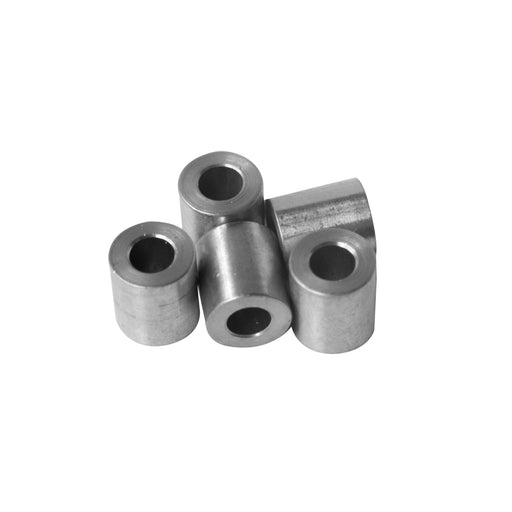 Mild Steel Spacer 1/2" OD X 1/4" ID - Metal Spacers Online