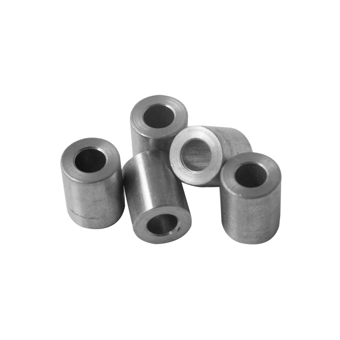 Mild Steel Spacer 1/2" OD X 1/4" ID - Metal Spacers Online