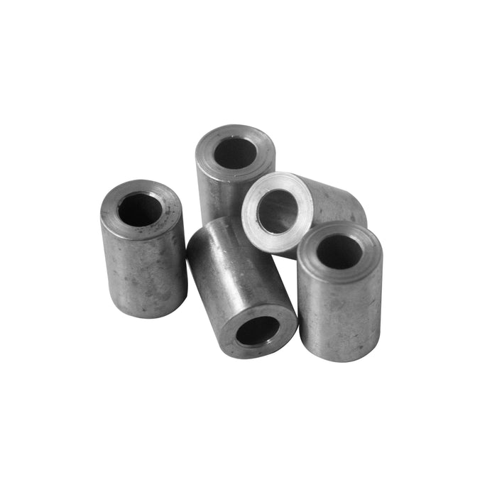 Mild Steel Spacer 1/2" OD X 1/4" ID - Metal Spacers Online