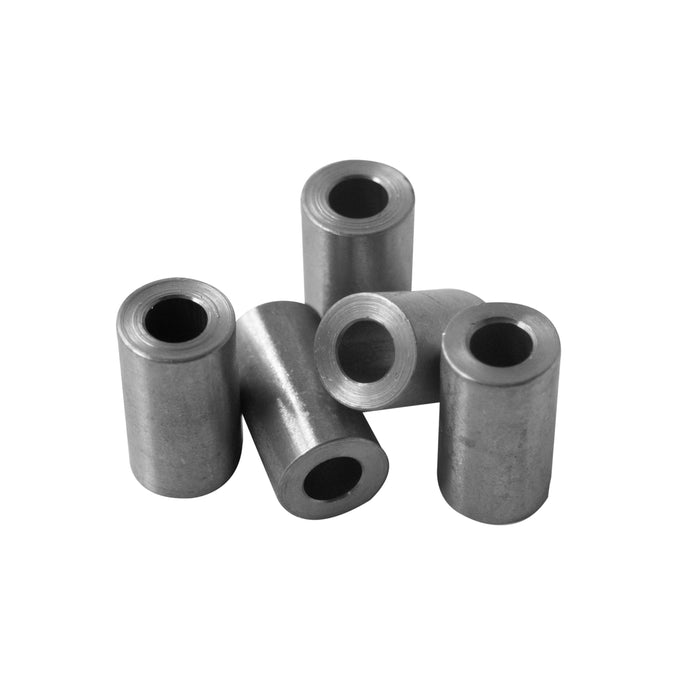 Mild Steel Spacer 1/2" OD X 1/4" ID - Metal Spacers Online