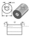 Aluminum Spacer 1" OD X 3/8" ID - Metal Spacers Online