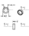 Aluminum Spacer 3/8" OD X 1/4" ID - Metal Spacers Online