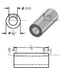 Aluminum Spacer 7/16" OD X 1/4" ID - Metal Spacers Online