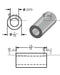 Aluminum Spacer 7/16" OD X 1/4" ID - Metal Spacers Online